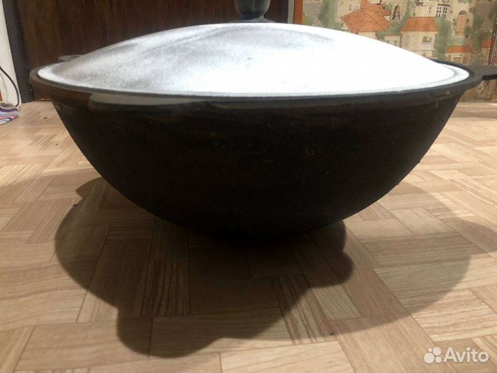 Казан чугунный узбекский 16 литров