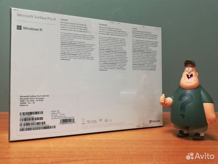 Microsoft Surface Pro 9 Microsoft SQ 3 5G 16Gb 256