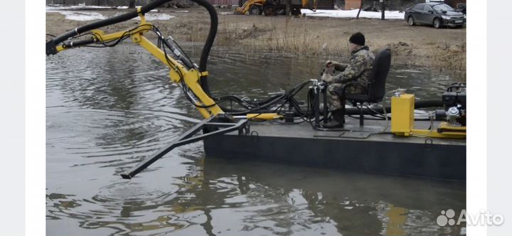 Расчистка прудов русла рек, озер, прудов