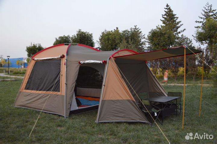 Палатка туристическая 4-х местная с тамбором