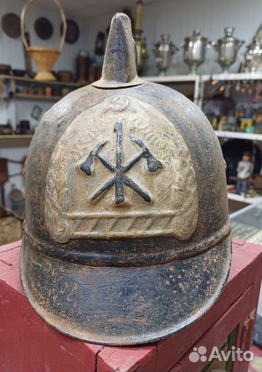 Каска пожарника, 1920-1930гг