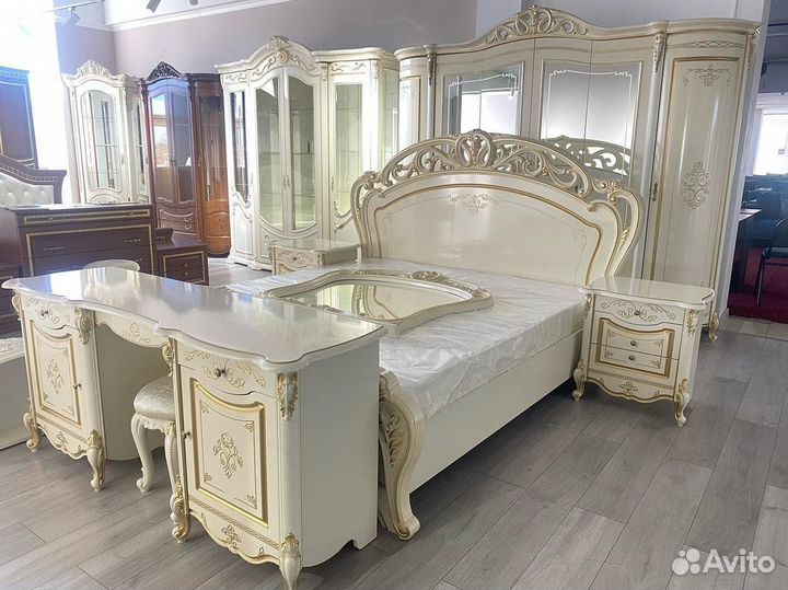 Спальный гарнитур Аллегро Крем Новый