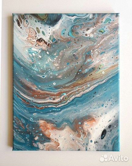 Картины флюид арт
