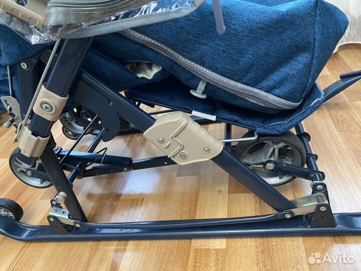 Коляска санки зимние Ника Детям