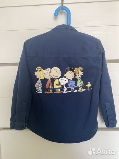 Джинсовая рубашка zara для мальчика