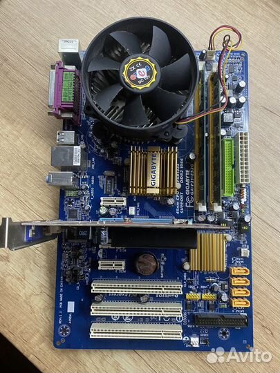 Материнская плата 775 core 2 duo 4gb озу