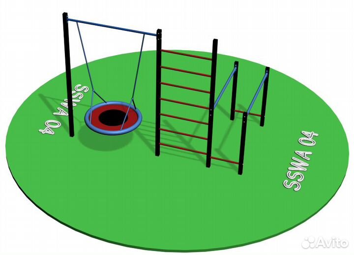 Воркаут площадка спортивный комплекс sswa