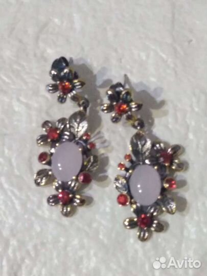 Серьги серебро