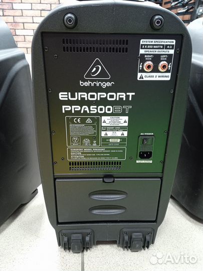 Акустическая система Behringer PPA500BT