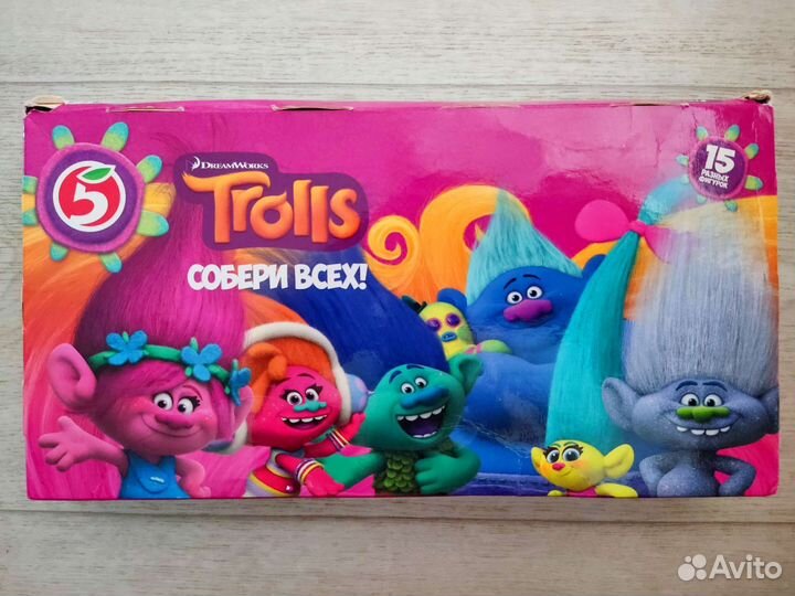 Ластики тролли, полная коллекция