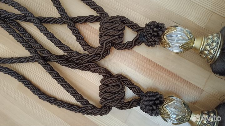 Подхваты для штор шоколад