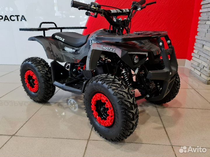 Детский квадроцикл Mini Grizlik X16 (PS) красный