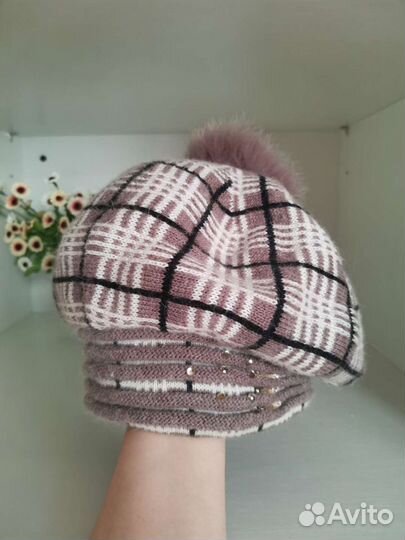 Берет зимний размер 56-58