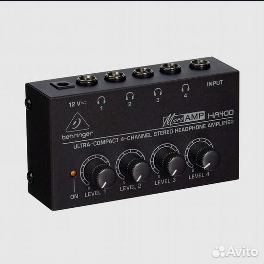 Новый behringer HA400 компактный 4-канальный