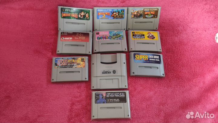Картриджи super famicom