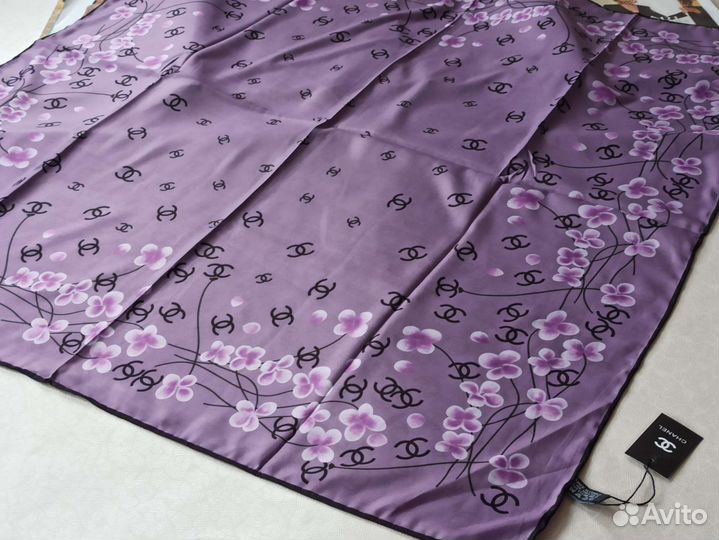 Платок Двусторонний Шелковый Chanel новый