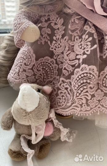 Интерьерная кукла ручной работы 27 см