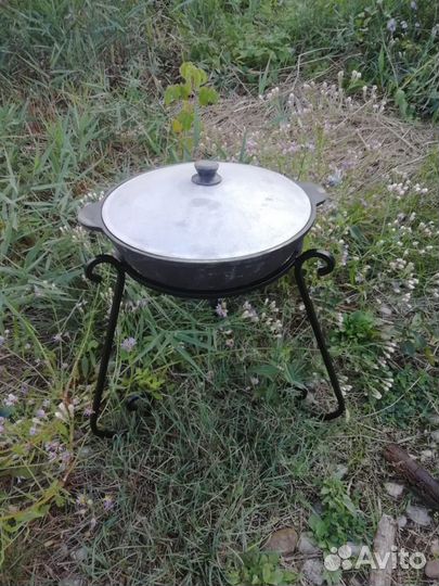 Казан чугунный с крышкой