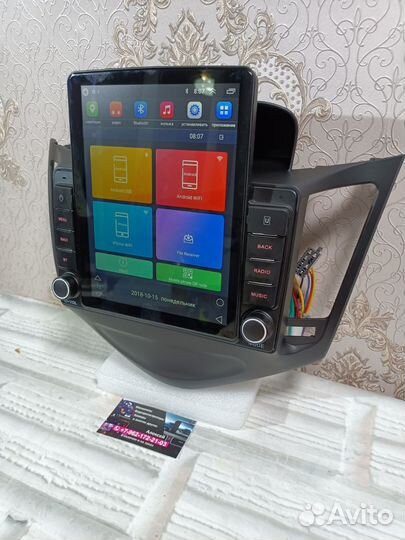 Магнитола Chevrolet Cruze Tesla андроид новая