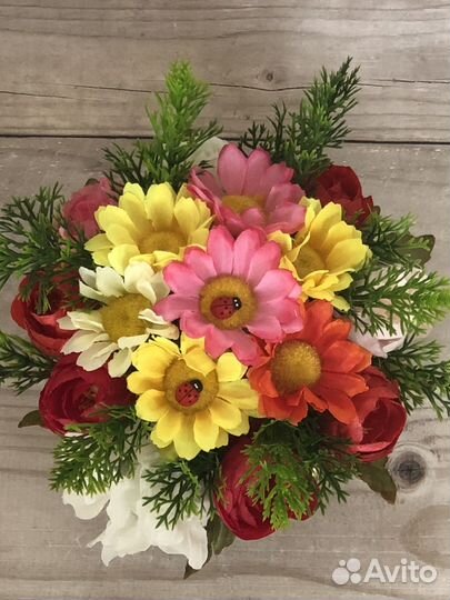 Мини букет из сухоцветов