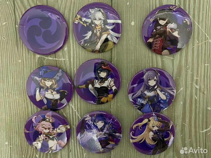 Значки Геншин genshin