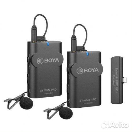 Boya BY-WM4 Pro-К6 Двухканальный беспроводной