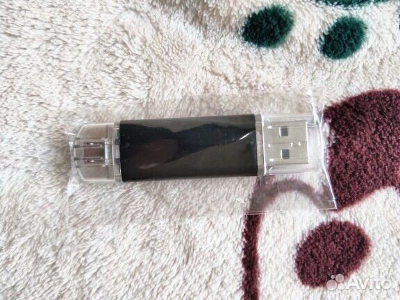 USB флешка 32 Гиг. для смартфонов, micro usb/type