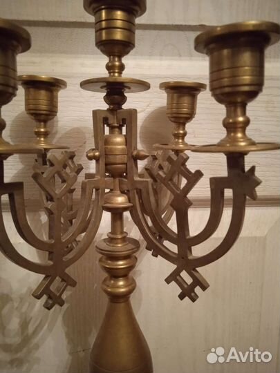 Подсвечник бронза
