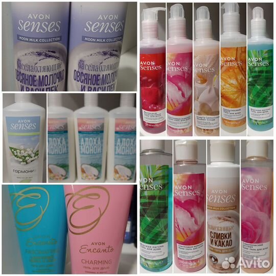 Пены,гели Avon