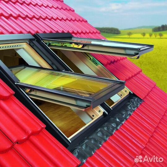 Мансардное окно + монтаж