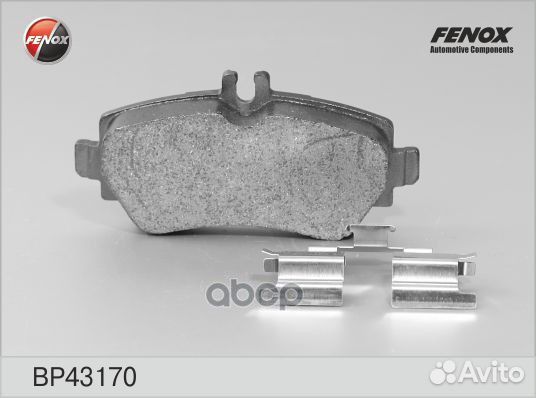 Колодки тормозные дисковые BP43170 fenox