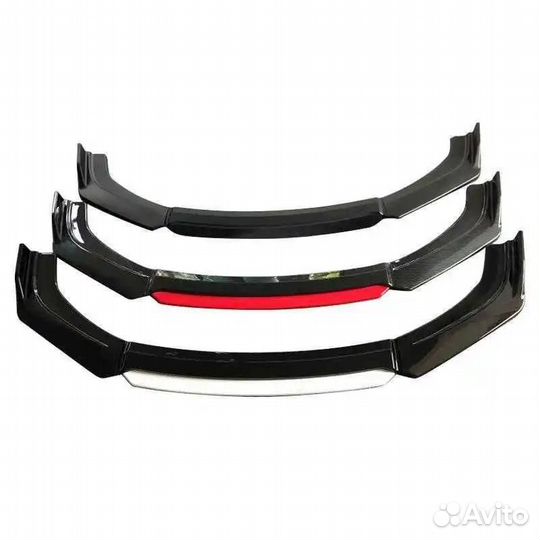 Универсальный сплиттер губа накладка на бампер