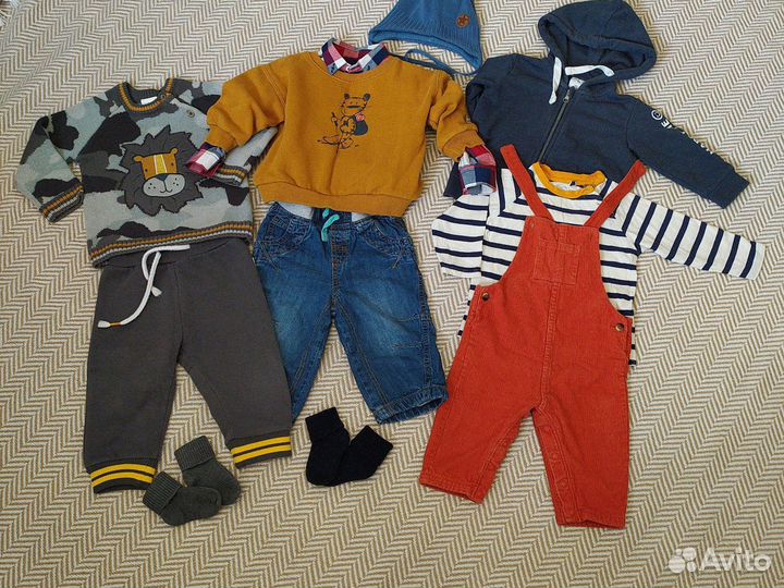 Фирменные вещи пакетом 74-80