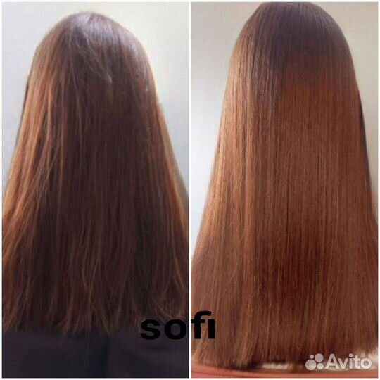 Кератиновое выпрямление волос