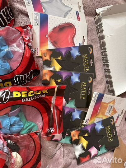 Воздушные шары фольга и латекс мешком