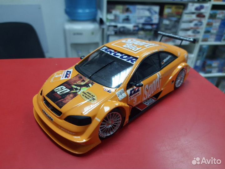24248 opel astra V8 собран из кита Tamiya 1:24