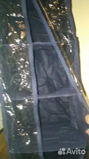 Полка подвесная в шкаф с 6отд. складная на молнии