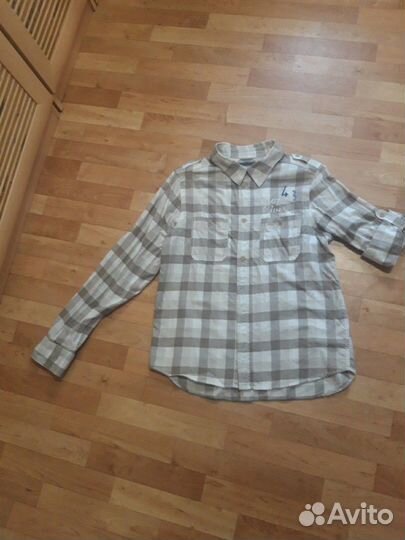 Рубашка 100 хлопок. H&M. 170/84