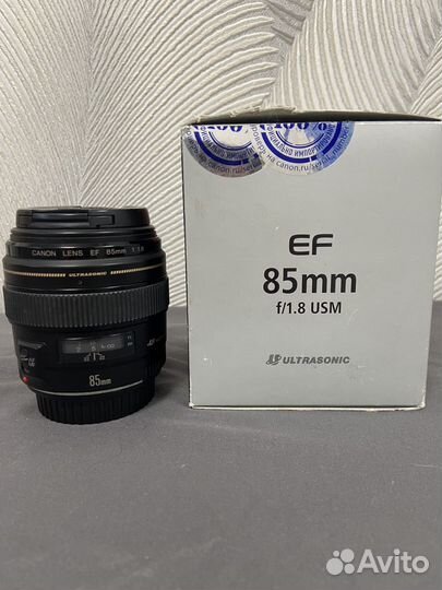 Объектив canon 85mm 1 8