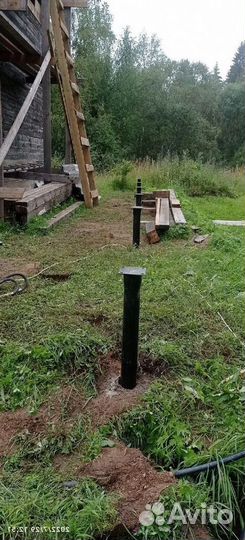 Винтовые сваи под ключ с установкой