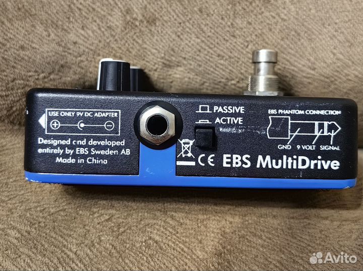 Овердрайв для бас гитара EBS
