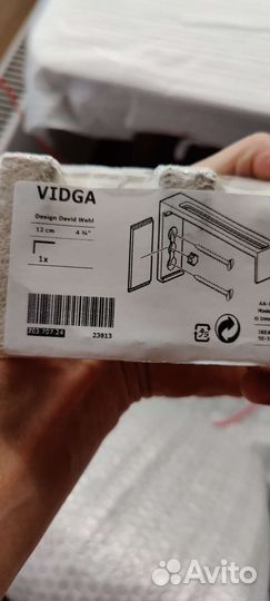 Видга Vidga IKEA крепление для карниза