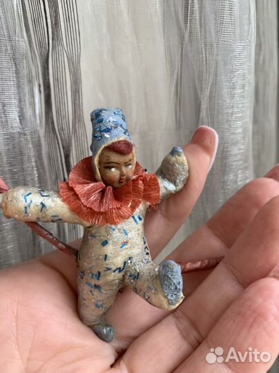 Ватные елочные игрушки СССР