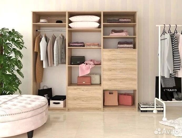 Гардеробная все размеры