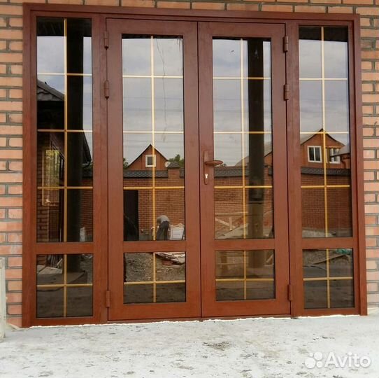 Алюминиевые окна и двери холодный алюминий