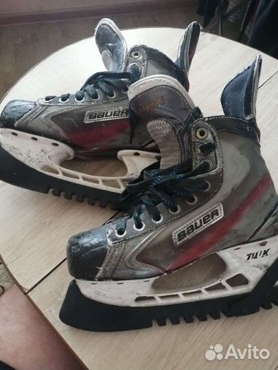 Хоккейные коньки bauer 37.5 размер
