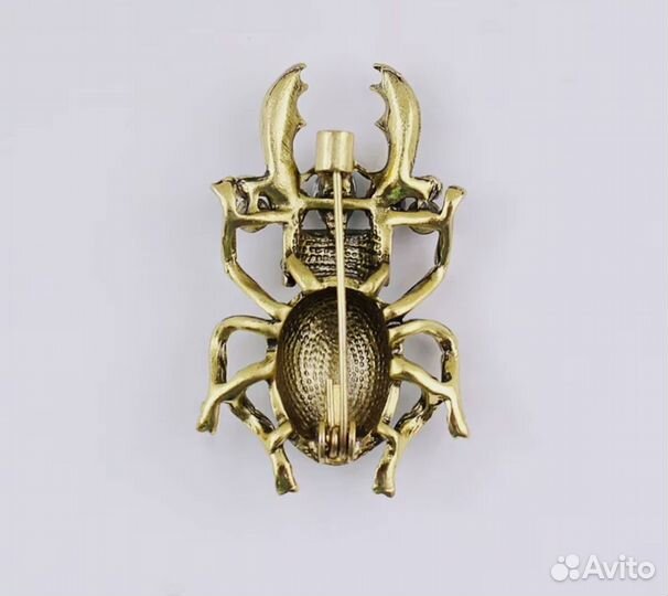 Брошь в стиле Joan Rivers Жук Скарабей
