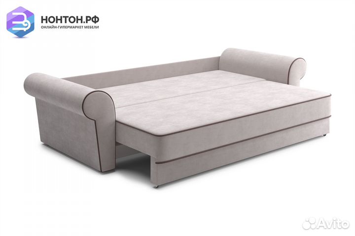 Диван еврокнижка Прованс 3-х местный бежевый