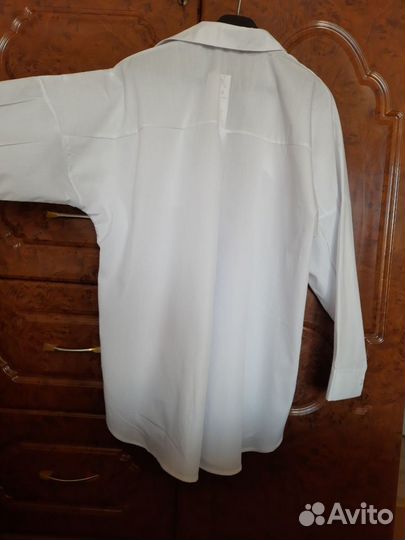 Новая.Рубашка белая большой размер 60-64