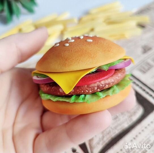 Еда, сладости из полимерной глины